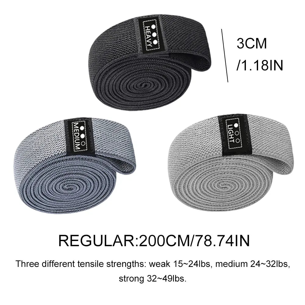 3Pcs Long Resistance Bands Exercise Bands Workout Bands Elastic Bands for Women & Men Home Gym Fitness Yoga Pilates