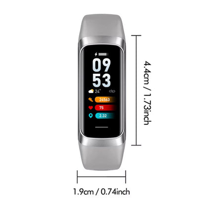 Smart Fitness Watch HD Display Smart Bracelet 1.1IN Comfortable Smart Watch Multifunctional for Hiking Walking Yoga Cycling