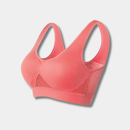 Seamless Mesh Sports Bra