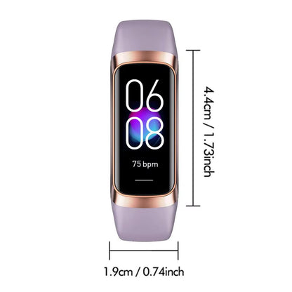 Smart Fitness Watch HD Display Smart Bracelet 1.1IN Comfortable Smart Watch Multifunctional for Hiking Walking Yoga Cycling